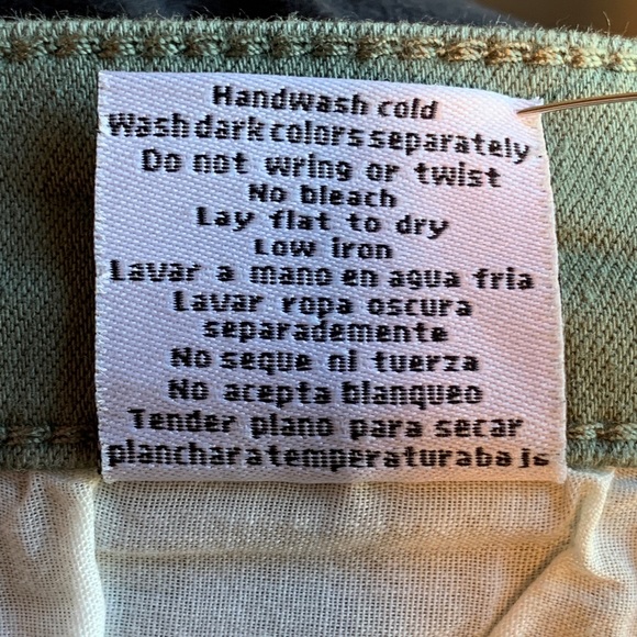 Judy Blue Olive Green Skinny Fit Denim Jeans Size 5/27 - Picture 6 of 6